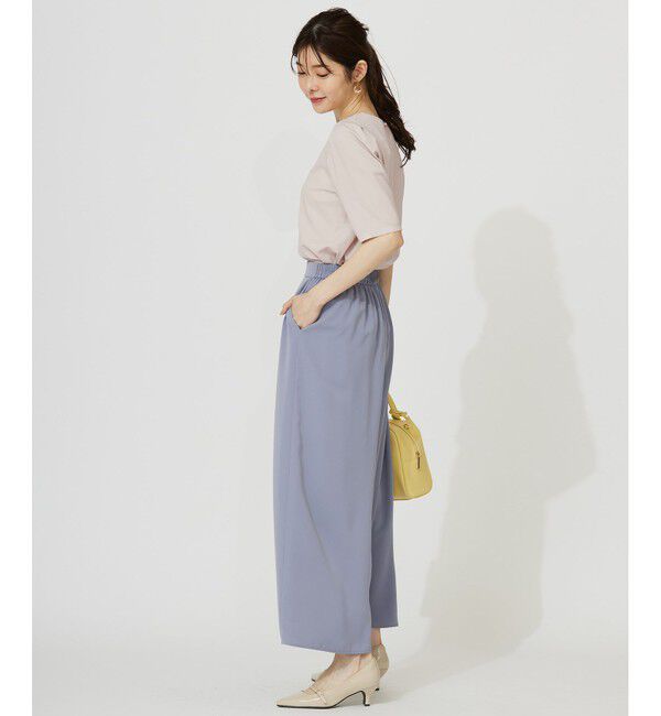 ANY SIS「【接触冷感・吸水速乾・UVカット】サラキレイ ワイドパンツ」|その他|