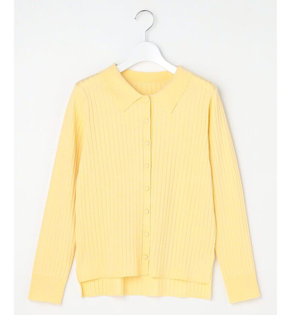 ANY SIS「ポロカラーリブ ニット」|ニット・セーター|