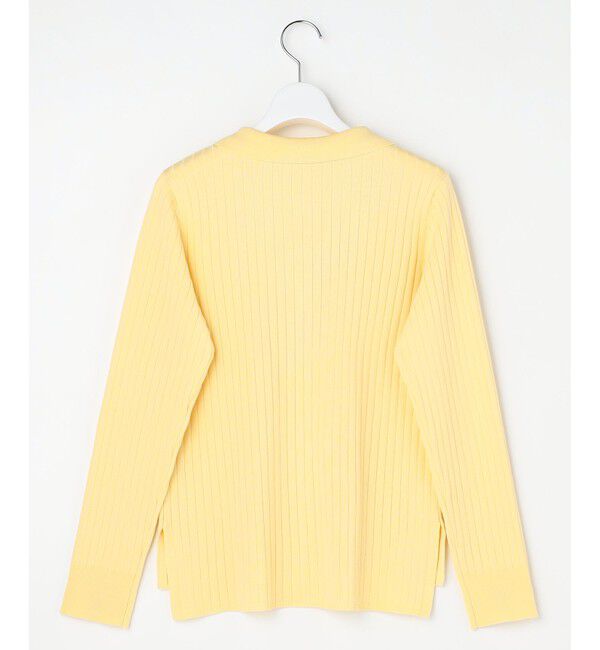 ANY SIS「ポロカラーリブ ニット」|ニット・セーター|