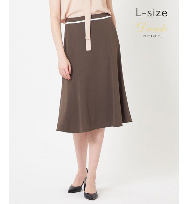 BEIGE,「【L-size】CINDY / フレアスカート」|スカート|Mocha&times;Ecru