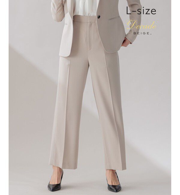 BEIGE,「【L-size】CINDY / ワイドパンツ」|その他|Sand