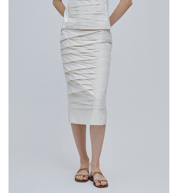 BEIGE,「COLETTE / タイトスカート」|スカート|Ecru