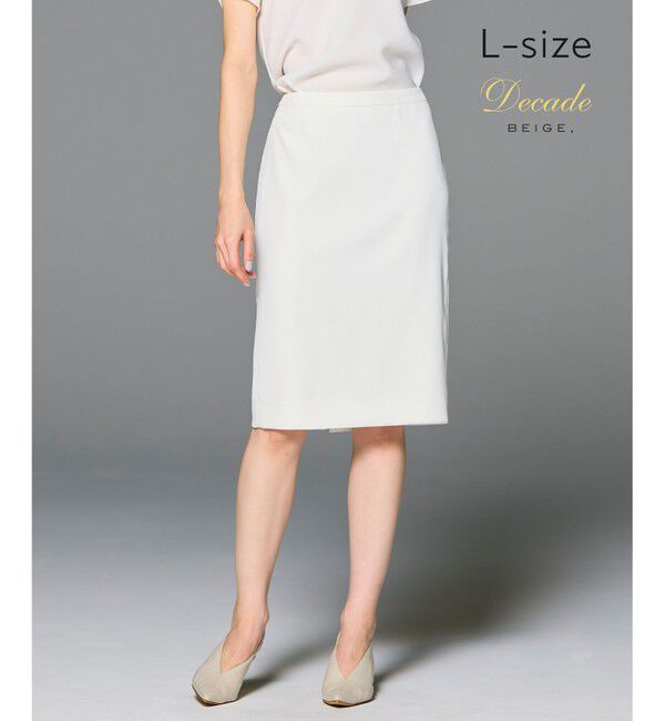 BEIGE,「【L-size・セットアップ対応】LUIZA / タイトスカート」|スカート|White