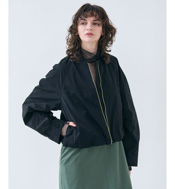 BEIGE,「【洗える】LOTUS / ライトショートブルゾン」|その他|Black