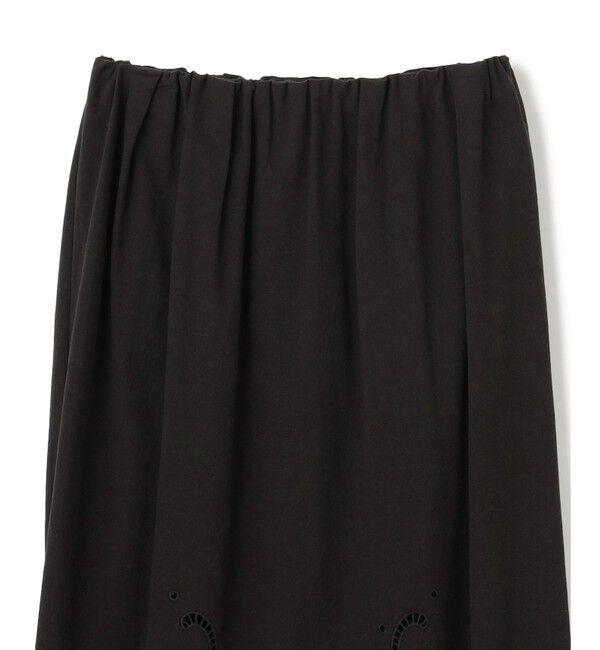 BEIGE,「【洗える】GALLERIA / コットンエンブロイダリーIラインスカート」|スカート|