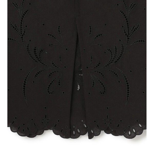 BEIGE,「【洗える】GALLERIA / コットンエンブロイダリーIラインスカート」|スカート|