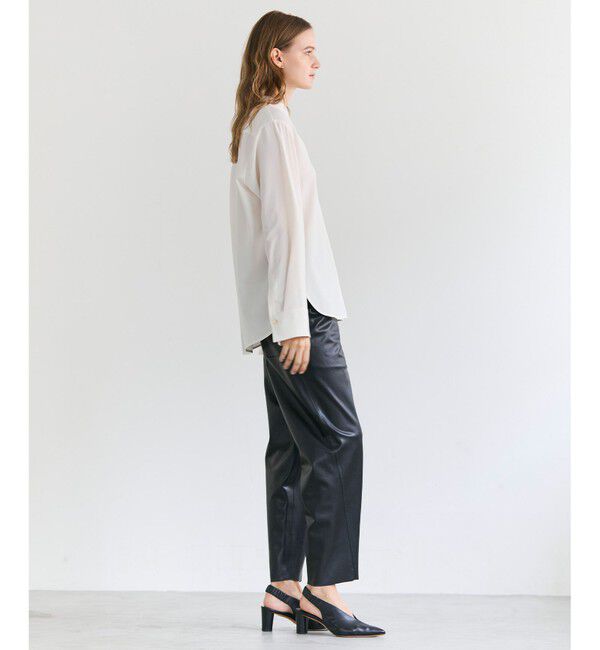 BEIGE,「【セットアップ対応】SPHENE / スタンドカラープルオーバーブラウス」|シャツ・ブラウス|