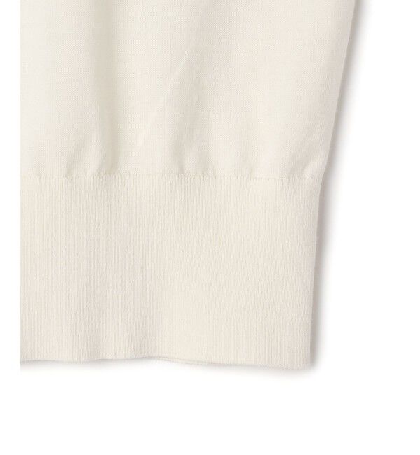 BEIGE,「JULIE / コットンシルク 異素材プルオーバーニット」|ニット・セーター|