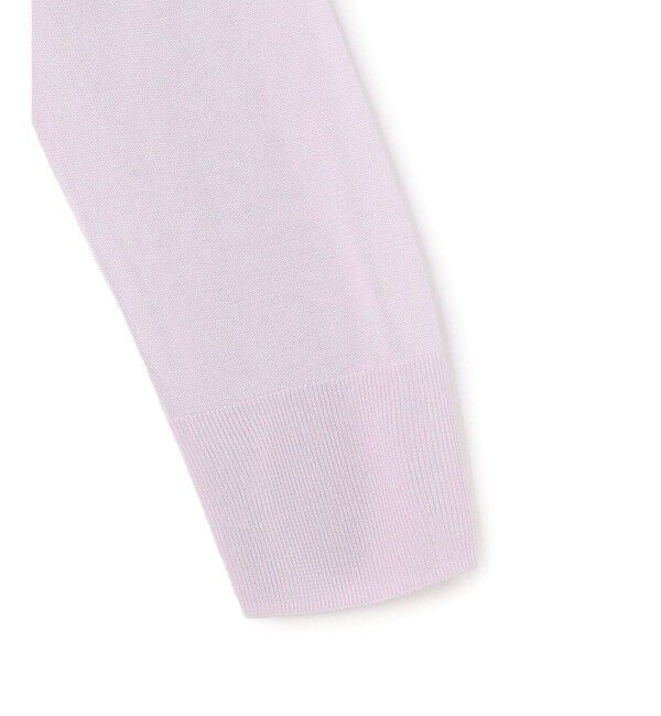 BEIGE,「JULIE / コットンシルク 異素材プルオーバーニット」|ニット・セーター|