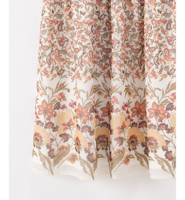 GRACE CONTINENTAL「ペイズリーコンビスカート」|スカート|