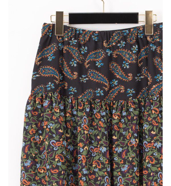 GRACE CONTINENTAL「ペイズリーコンビスカート」|スカート|