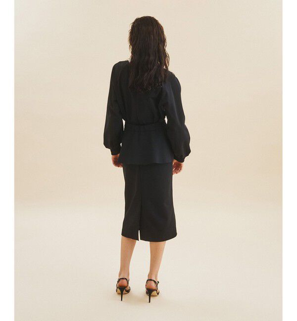 Grace Class「ビットベルト付裏毛タイトスカート」|スカート|