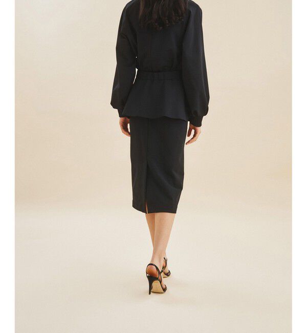 Grace Class「ビットベルト付裏毛タイトスカート」|スカート|