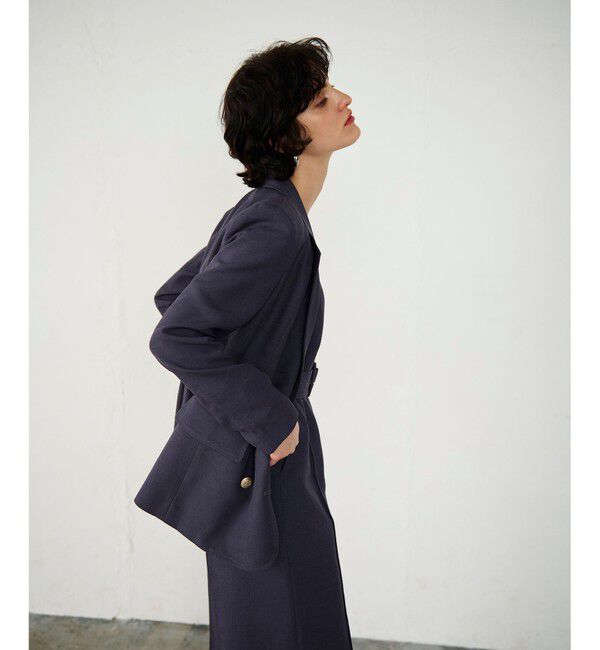 Diagram「麻調バックギャザージャケット」|テーラードジャケット|