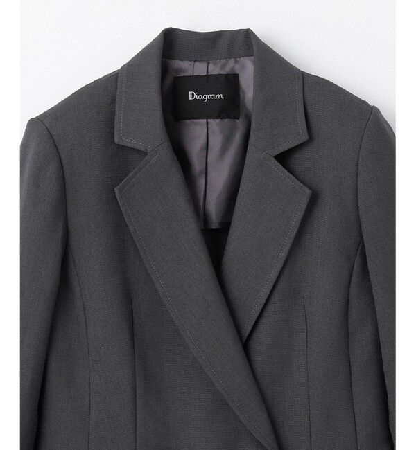 Diagram「麻調バックギャザージャケット」|テーラードジャケット|