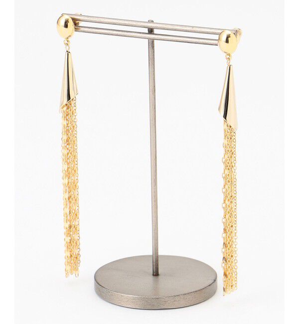 GRACE CONTINENTAL「チェーンタッセルピアス」|ピアス|