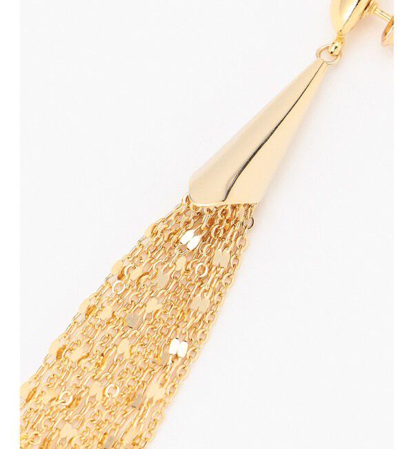 GRACE CONTINENTAL「チェーンタッセルピアス」|ピアス|