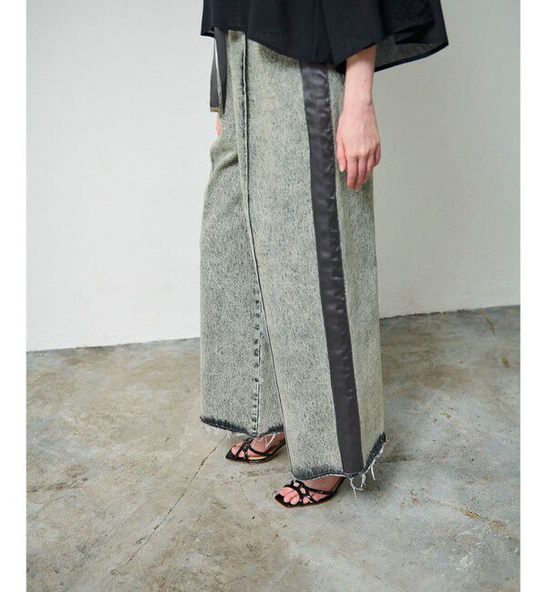 Grace Class「デニムワイドイージーパンツ」|その他|グレー