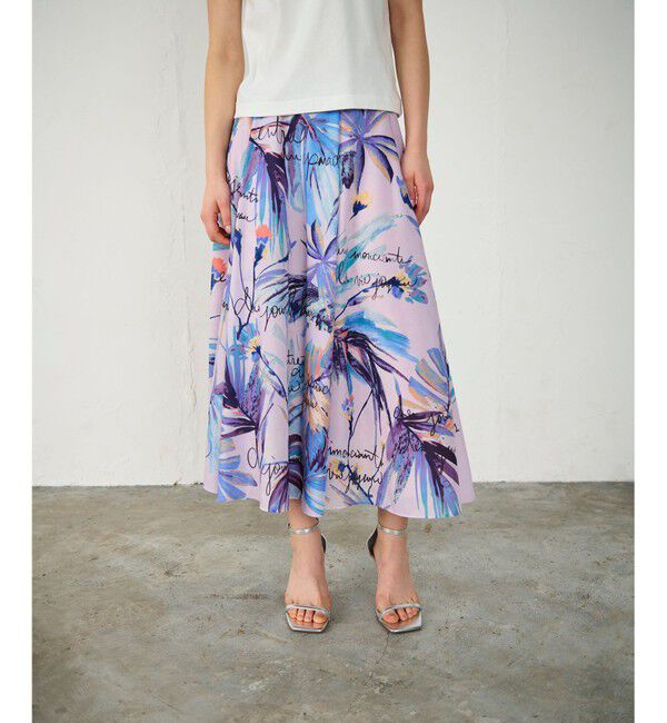 Diagram「リゾートリーフプリントスカート」|スカート|