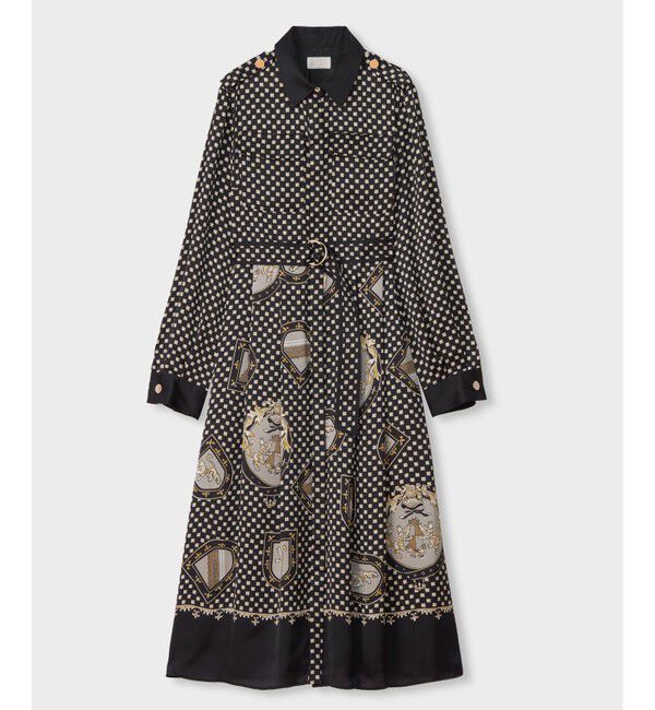 Grace Class「プリントミリタリードレス」|ワンピース|