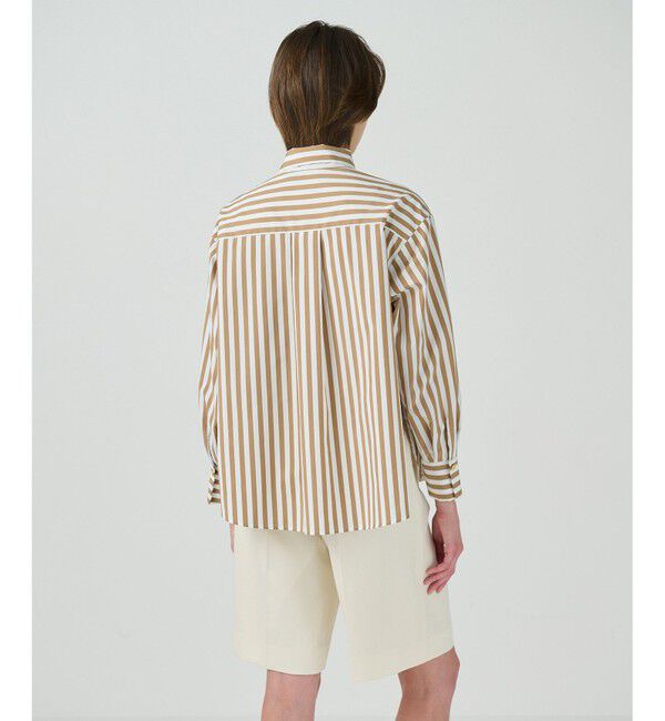 Grace Class「タフタストライプブラウス」|シャツ・ブラウス|