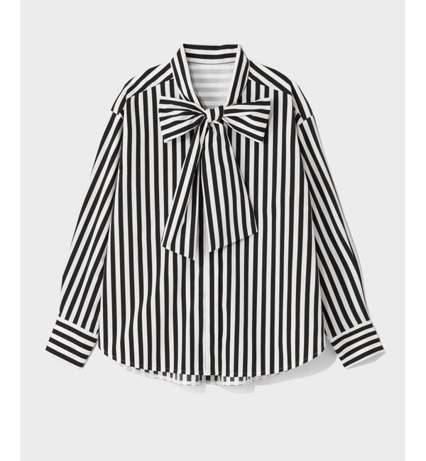 Grace Class「タフタストライプブラウス」|シャツ・ブラウス|