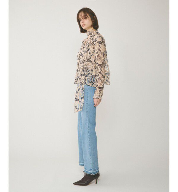 GRACE CONTINENTAL「ボウタイ付レースブラウス」|シャツ・ブラウス|