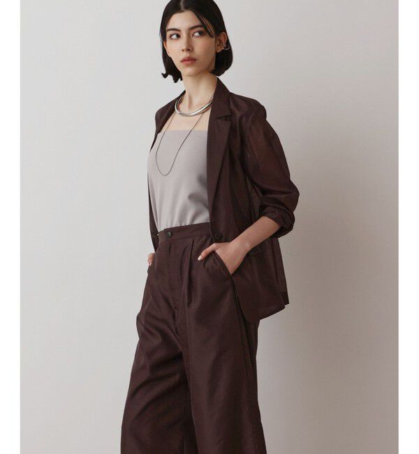 Diagram「ブライトシアージャケット」|テーラードジャケット|ブラウン