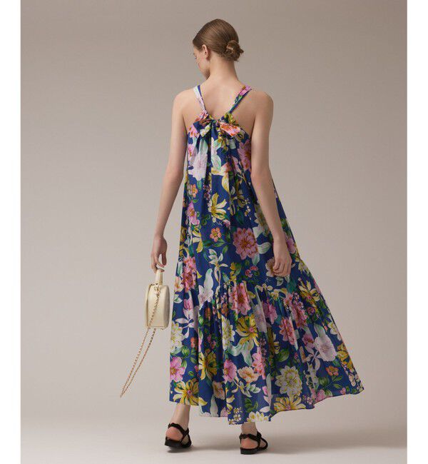 GRACE CONTINENTAL「フラワープリントキャミドレス」|ワンピース|