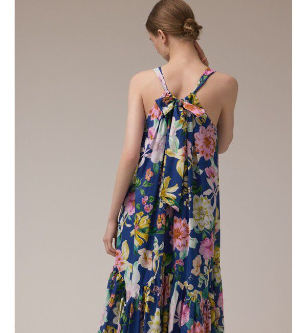 GRACE CONTINENTAL「フラワープリントキャミドレス」|ワンピース|