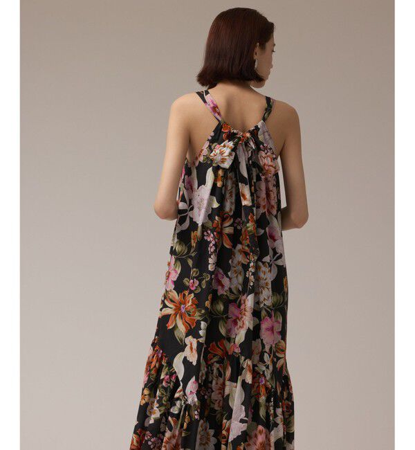 GRACE CONTINENTAL「フラワープリントキャミドレス」|ワンピース|