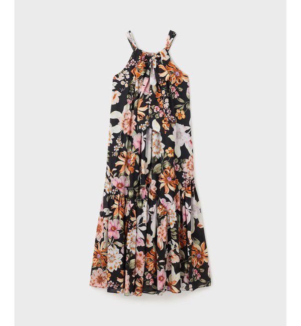 GRACE CONTINENTAL「フラワープリントキャミドレス」|ワンピース|