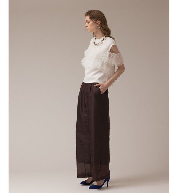 Diagram「プリーツチュールカットトップ」|Tシャツ・カットソー|