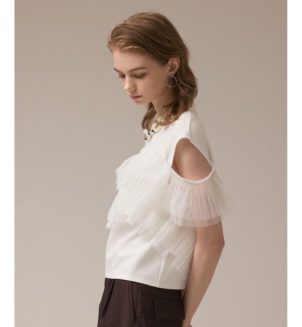 Diagram「プリーツチュールカットトップ」|Tシャツ・カットソー|