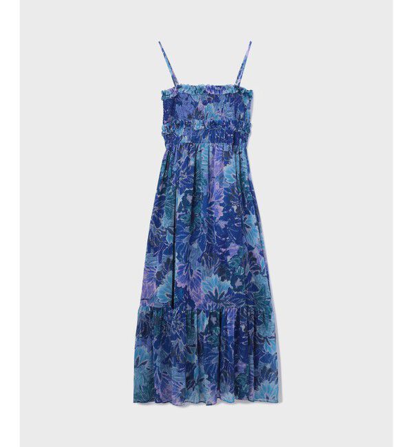 GRACE CONTINENTAL「タイダイリーフプリントワンピース」|ワンピース|