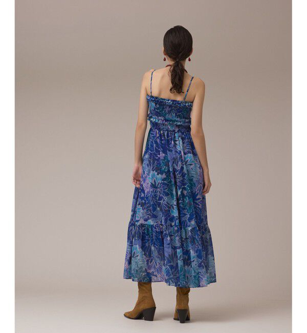 GRACE CONTINENTAL「タイダイリーフプリントワンピース」|ワンピース|