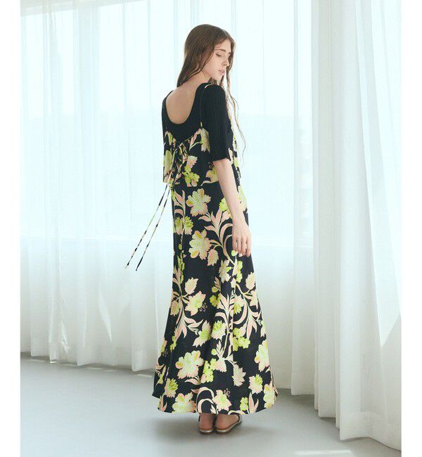 Grace Class「リゾートフラワーマキシ」|ワンピース|