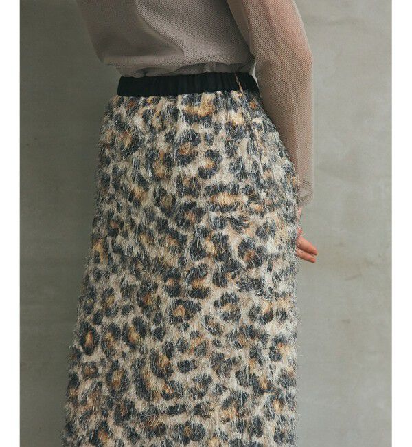 Grace Class「フェザーレオパードスカート」|スカート|