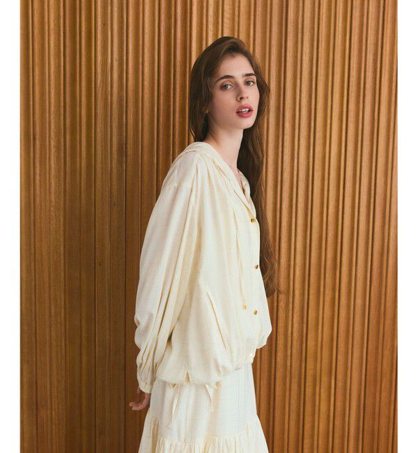 Grace Class「ラメチェックフーディー」|パーカー|