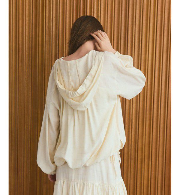 Grace Class「ラメチェックフーディー」|パーカー|