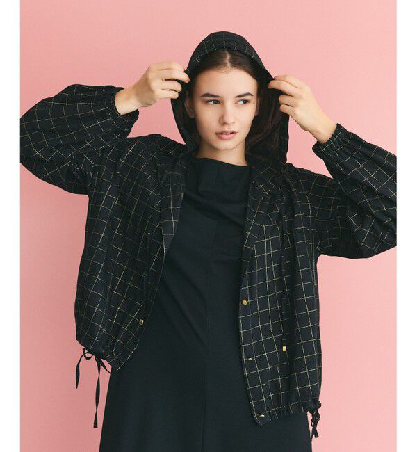 Grace Class「ラメチェックフーディー」|パーカー|