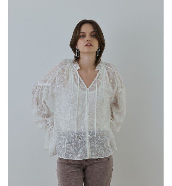 GRACE CONTINENTAL「ヨウリュウembカフタンブラウス」|シャツ・ブラウス|