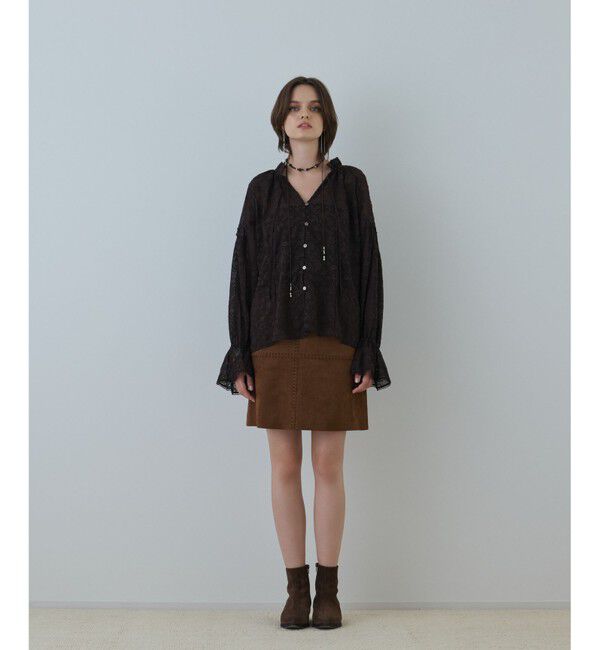 GRACE CONTINENTAL「ヨウリュウembカフタンブラウス」|シャツ・ブラウス|