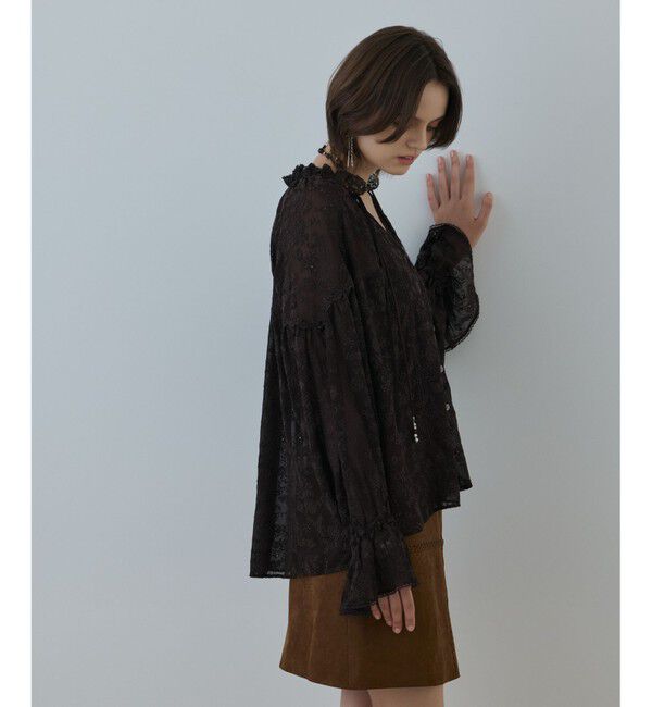 GRACE CONTINENTAL「ヨウリュウembカフタンブラウス」|シャツ・ブラウス|