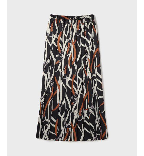 Grace Class「ベルトプリントアシメプリーツスカート」|スカート|