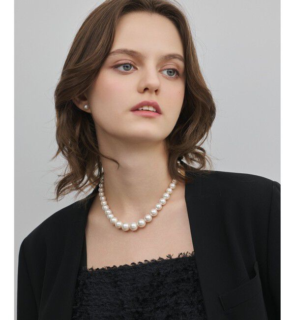 GRACE CONTINENTAL「パールリボンネックレス」|ネックレス|