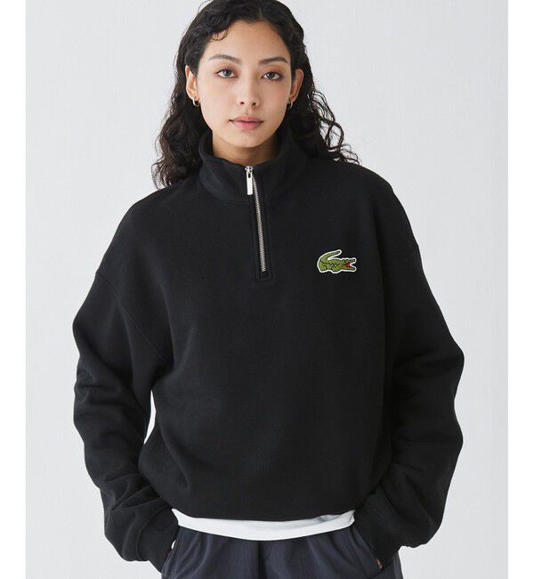LACOSTE「ハーフジップスタンドカラースウェット / スタンドジップ トレーナー」|スウェット・ジャージ|