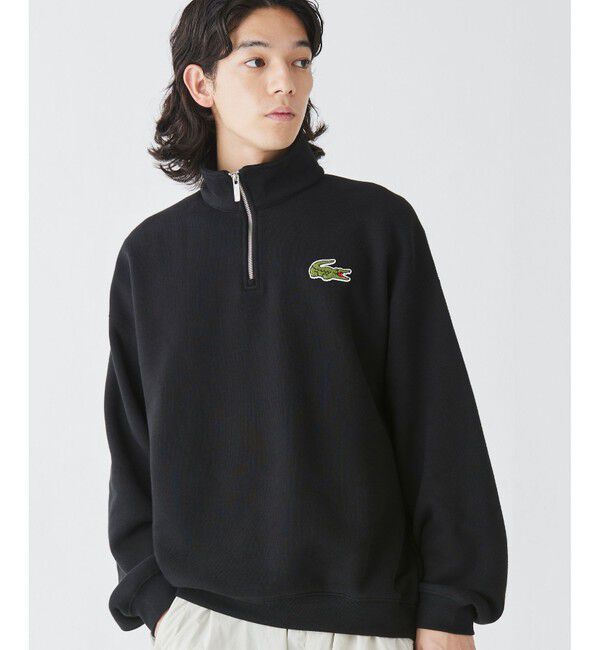 LACOSTE「ハーフジップスタンドカラースウェット / スタンドジップ トレーナー」|スウェット・ジャージ|