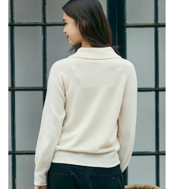 LACOSTE「3Dニッティングハーフボタンハイネック ウールニットポロセーター」|ニット・セーター|