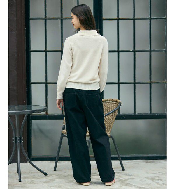 LACOSTE「3Dニッティングハーフボタンハイネック ウールニットポロセーター」|ニット・セーター|